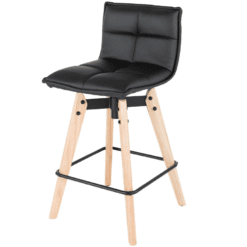 Chaise haute cuir Maé zago galerie alréenne auray 56