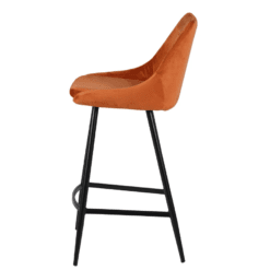 Chaise haute velours Bari zago galerie alréenne auray 56