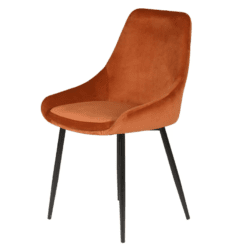 Chaise Bari velours zago galerie alréenne auray 56