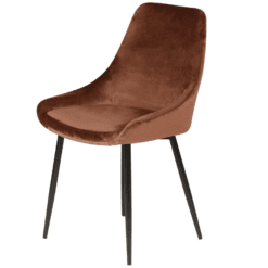 Chaise Bari velours zago galerie alréenne auray 56
