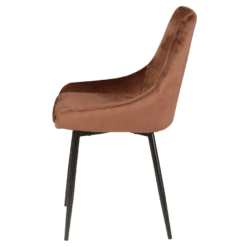 Chaise Bari velours zago galerie alréenne auray 56