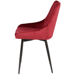 Chaise Bari velours zago galerie alréenne auray 56
