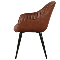 Fauteuil Bari cuir zago galerie alréenne auray 56