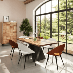 Chaise ADA velours zago galerie alréenne auray 56