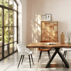 Chaise ADA velours zago galerie alréenne auray 56