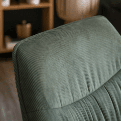 Fauteuil Martin en velours zago galerie alréenne auray 56