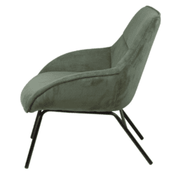 Fauteuil Martin en velours zago galerie alréenne auray 56