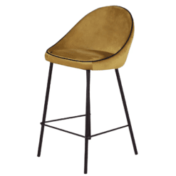 Chaise haute Maya en velours zago galerie alréenne auray 56