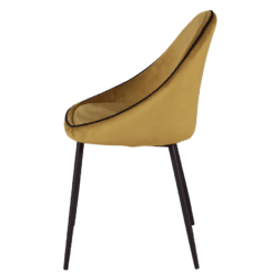 Chaise Maya en velours zago galerie alréenne auray 56