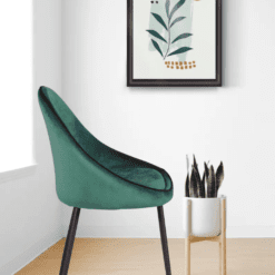 Chaise Maya en velours zago galerie alréenne auray 56