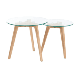table basse gigogne Bloom verres zago galerie alréenne auray 56