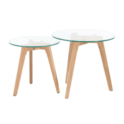 table basse gigogne Bloom verres zago galerie alréenne auray 56