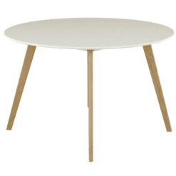 table basse Bloom ronde blanche bois zago galerie alréenne auray 56