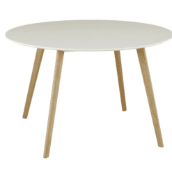 table basse Bloom ronde blanche bois zago galerie alréenne auray 56