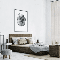 miroir Wilora en époxy zago galerie alréenne auray 56