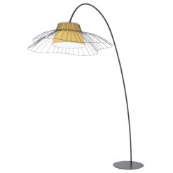 Lampe curvy yellow flam et luce galerie alréenne auray 56