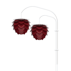 lampadaire aluvia rubis red umage galerie alréenne auray 56