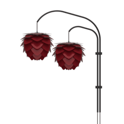 lampadaire aluvia rubis red umage galerie alréenne auray 56