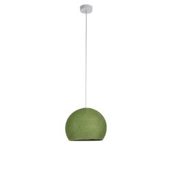 suspension coupole vert olive la case du cousin paul galerie alréenne auray 56