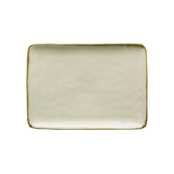 Assiette rectangle beige thun milano galerie alréenne auray 56