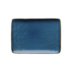 Assiette rectangle bleu thun milano galerie alréenne auray 56