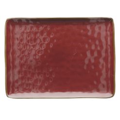 Grande Assiette rectangle bordeaux thun milano galerie alréenne auray 56