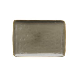 Assiette rectangle marron thun milano galerie alréenne auray 56