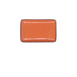 petite assiette rectangle orange thun milano galerie alréenne auray 56