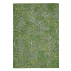 Tapis Coral, Tropical Green De Poortere galerie alréenne auray 56