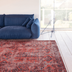 Tapis Hadschlu, Red De Poortere galerie alréenne auray 56