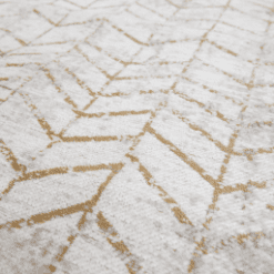 Tapis Jacob’s Ladder, Central Yellow De Poortere galerie alréenne auray 56