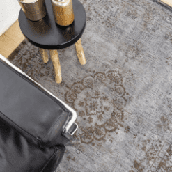 Tapis Medallion, Ebony Grey De Poortere galerie alréenne auray 56