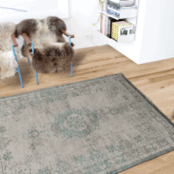 Tapis Medallion, Jade Oyster De Poortere galerie alréenne auray 56