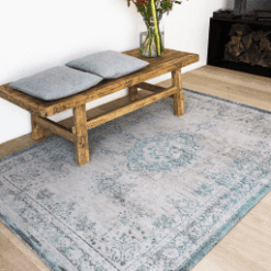 Tapis Medallion, Jade Oyster De Poortere galerie alréenne auray 56