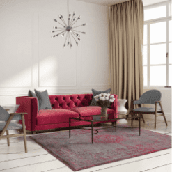 Tapis Medallion, Pink Flash De Poortere galerie alréenne auray 56