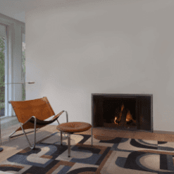 Tapis Module, Camel Blue De Poortere galerie alréenne auray 56