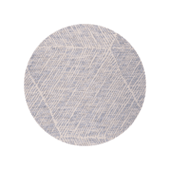 Tapis rond Mozambique, Bleu Idaho galerie alréenne auray 56