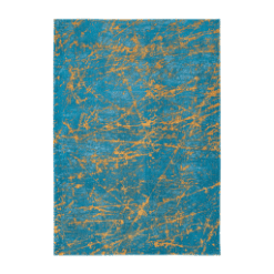 Tapis Stellar, Turquoise De Poortere galerie alréenne auray 56