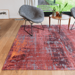 Tapis Streaks, Nassau Red De Poortere galerie alréenne auray 56