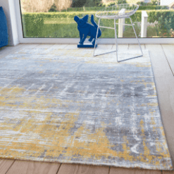 Tapis Streaks, Sea Bright Sunny De Poortere galerie alréenne auray 56