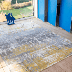 Tapis Streaks, Sea Bright Sunny De Poortere galerie alréenne auray 56