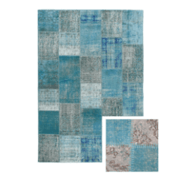 Tapis Vintage, Light Blue Idaho galerie alréenne auray 56