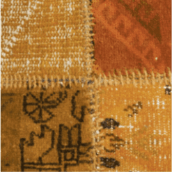 Tapis Vintage, Orange Idaho galerie alréenne auray 56