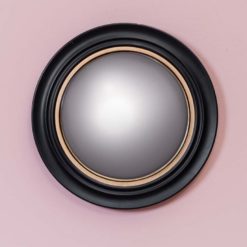 Miroir convexe bord doré - Chehoma galerie alréenne auray 56