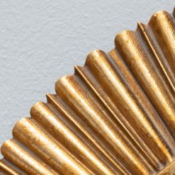 Miroir convexe doré sanctus - Chehoma galerie alréenne auray 56