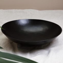 Plateau décoratif XXL métal noir - Chehoma galerie alréenne auray 56