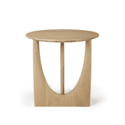 Table d'appoint Geométric chêne - Ethnicraft galerie alréenne auray 56