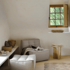 Table d'appoint Geométric chêne - Ethnicraft galerie alréenne auray 56