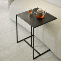 Table d'appoint Triptic Black - Ethnicraft galerie alréenne auray 56