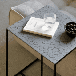 Table d'appoint Triptic Taupe - Ethnicraft galerie alréenne auray 56